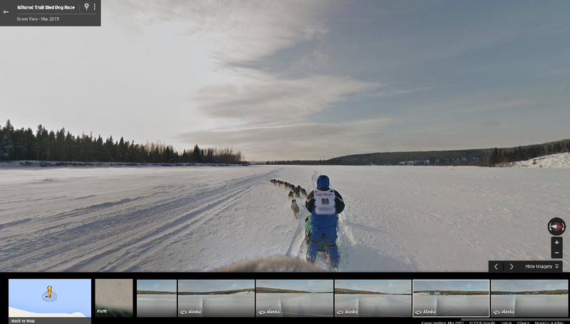 Illustration for article titled Experience The Alaskan Iditarod Through Google Street View From The Comfort Of Your Bed